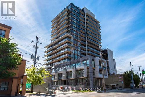 504 - 1603 Eglinton Avenue W, Toronto, ON - Outdoor With Balcony With Facade