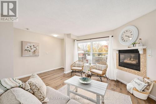 20 - 215 Commissioners Road W, London, ON - Indoor Photo Showing Living Room With Fireplace