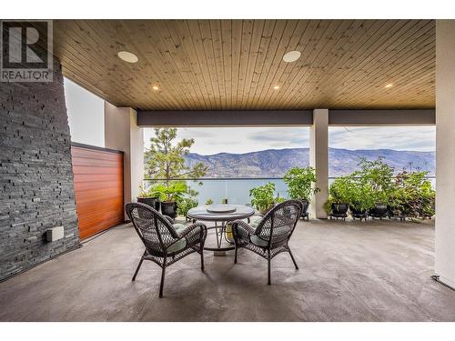 3572 Wild Rose Road, Kelowna, BC - Outdoor With Body Of Water With Deck Patio Veranda With Exterior