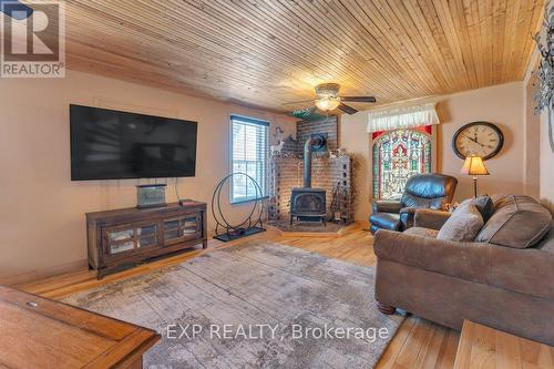 3 Bond Street, Stone Mills, ON - Indoor Photo Showing Living Room With Fireplace