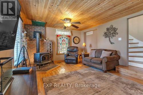 3 Bond Street, Stone Mills, ON - Indoor With Fireplace