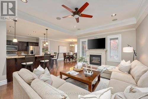 3700 Settlement Trail, London, ON - Indoor Photo Showing Living Room With Fireplace