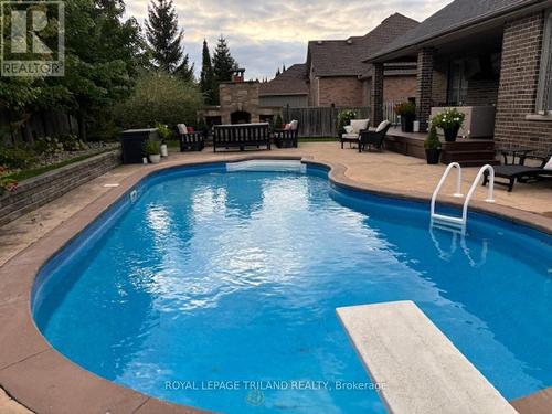 3700 Settlement Trail, London, ON - Outdoor With In Ground Pool With Deck Patio Veranda With Backyard