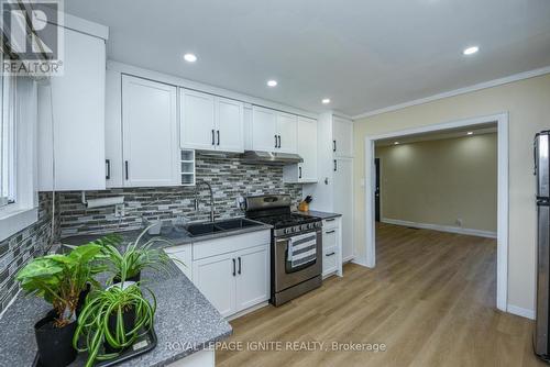 266 Adair Avenue N, Hamilton, ON - Indoor Photo Showing Kitchen With Upgraded Kitchen