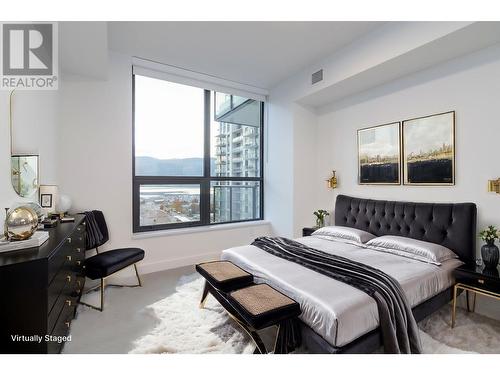 1488 Bertram Street Unit# 1610, Kelowna, BC - Indoor Photo Showing Bedroom