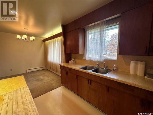 115 Garvin Crescent, Canora, SK - Indoor Photo Showing Kitchen With Double Sink