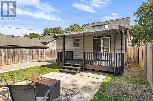 1727 Westminster Boulevard, Windsor, ON - Outdoor With Deck Patio Veranda