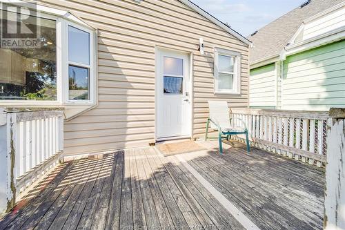 1362 Hall Avenue, Windsor, ON - Outdoor With Deck Patio Veranda With Exterior