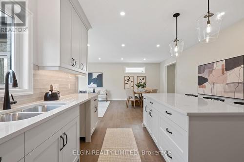 39 Dunning Way, St. Thomas, ON - Indoor Photo Showing Kitchen With Double Sink With Upgraded Kitchen