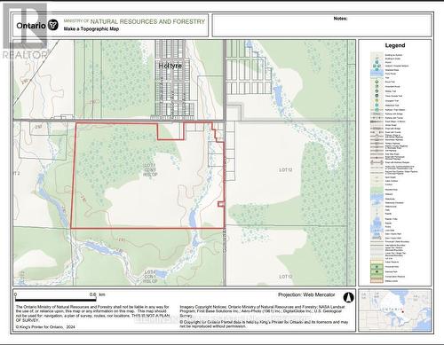 Lot 1 Con 1Hislop Township, Black River-Matheson, ON 