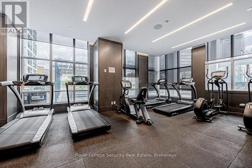 3336 - 5 Mabelle Avenue, Toronto, ON - Indoor Photo Showing Gym Room