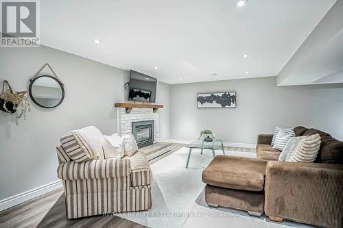 1825 Pattinson Crescent, Mississauga, ON - Indoor Photo Showing Living Room With Fireplace