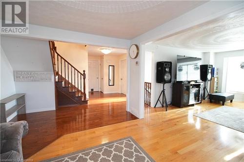 Foyer entrance with wood-type flooring - 30 Kristi Place, Kitchener, ON - Indoor