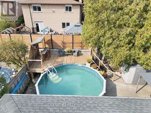 62 Greencedar Drive, Hamilton, ON - Outdoor With Above Ground Pool