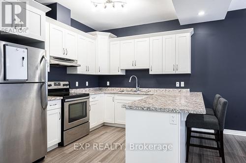 208 - 35 St David Street, Goderich, ON - Indoor Photo Showing Kitchen With Stainless Steel Kitchen With Upgraded Kitchen