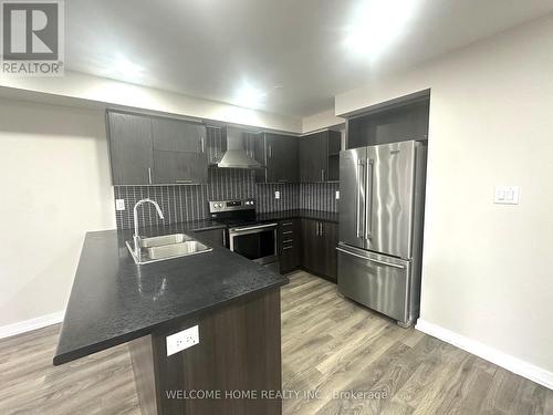 112 Golden Springs Drive, Brampton, ON - Indoor Photo Showing Kitchen With Double Sink With Upgraded Kitchen