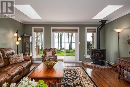 14 Sunset Lane, Greater Napanee, ON - Indoor Photo Showing Living Room With Fireplace