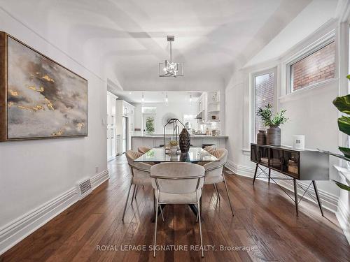 23 Geoffrey St, Toronto, ON - Indoor Photo Showing Dining Room