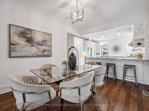 23 Geoffrey St, Toronto, ON - Indoor Photo Showing Dining Room