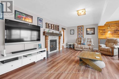 17206 Highway 41, Addington Highlands, ON - Indoor Photo Showing Living Room With Fireplace