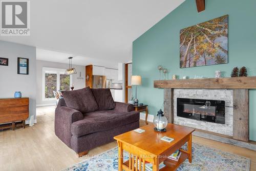 17206 Highway 41, Addington Highlands, ON - Indoor Photo Showing Living Room With Fireplace