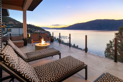 3630 Boxwood Road, Kelowna, BC - Outdoor With Body Of Water With Deck Patio Veranda With View