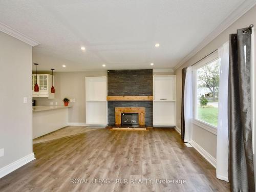 52 Drury Lane, Barrie, ON - Indoor Photo Showing Living Room With Fireplace