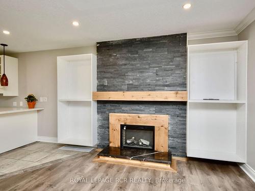 52 Drury Lane, Barrie, ON - Indoor Photo Showing Living Room With Fireplace