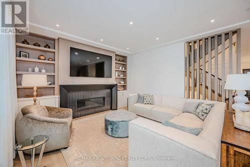 356 River Side Drive, Oakville, ON - Indoor Photo Showing Living Room With Fireplace