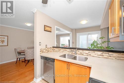 2493 Newcastle Crescent, Oakville, ON - Indoor Photo Showing Kitchen With Double Sink