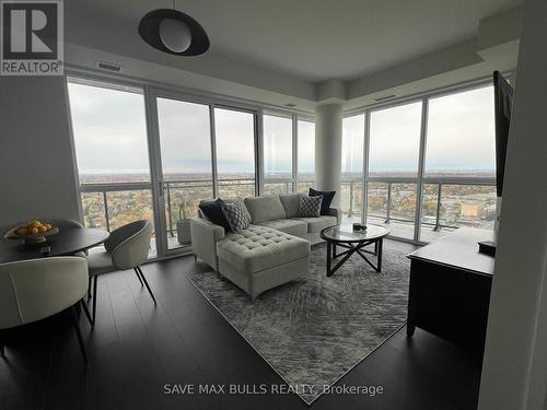 2401 - 15 Lynch Street, Brampton, ON - Indoor Photo Showing Living Room