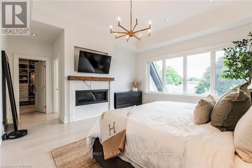 604 Maplehurst Avenue, Oakville, ON - Indoor Photo Showing Bedroom With Fireplace