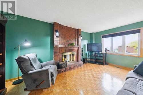 2722 Kingsway Drive, Oakville, ON - Indoor Photo Showing Living Room With Fireplace