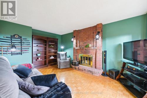 2722 Kingsway Drive, Oakville, ON - Indoor Photo Showing Living Room With Fireplace