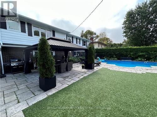 4195 Spruce Avenue, Burlington, ON - Outdoor With In Ground Pool With Deck Patio Veranda