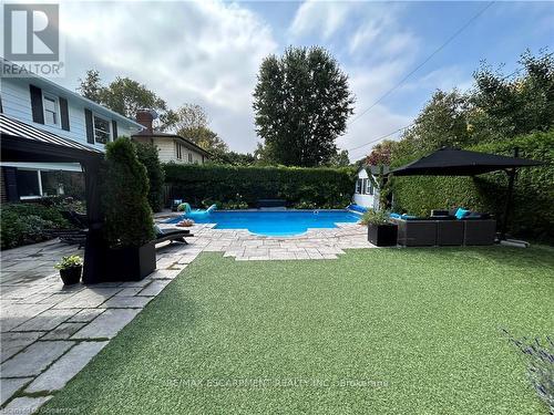 4195 Spruce Avenue, Burlington, ON - Outdoor With In Ground Pool With Backyard