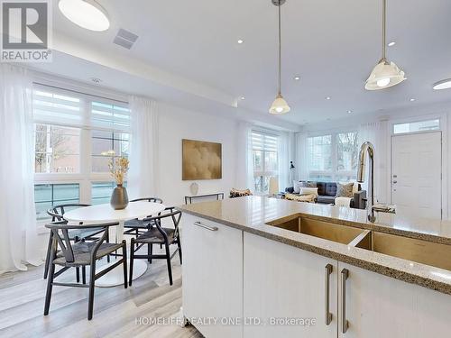 206 Brandon Avenue, Toronto, ON - Indoor Photo Showing Kitchen With Double Sink