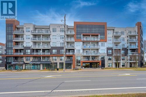 220 - 320 Plains Road E, Burlington, ON - Outdoor With Balcony With Facade