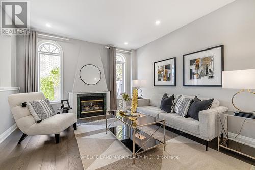 2 Dybal Street, Vaughan, ON - Indoor Photo Showing Living Room With Fireplace