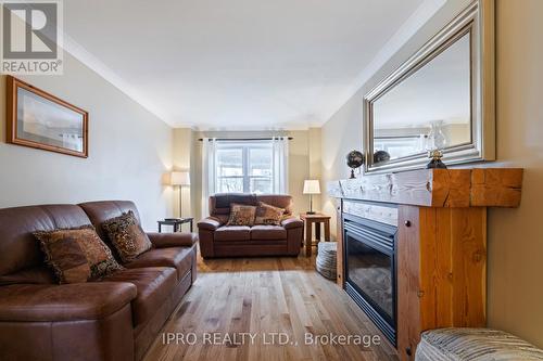 323 Bailey Drive, Orangeville, ON - Indoor Photo Showing Living Room With Fireplace