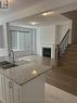 4 Kingsbury Trail, Barrie, ON  - Indoor Photo Showing Kitchen With Fireplace With Double Sink 