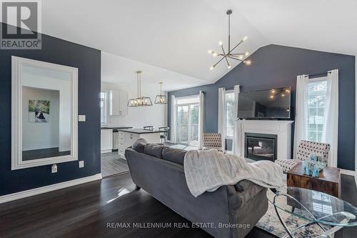 200 Lia Drive, Clearview, ON - Indoor Photo Showing Living Room With Fireplace