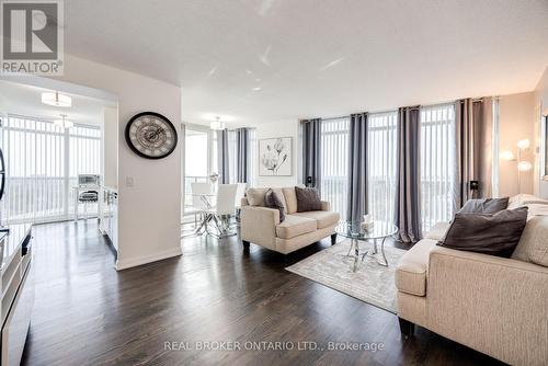 1504 - 235 Sherway Gardens Road, Toronto, ON - Indoor Photo Showing Living Room