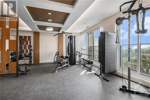 560 Rideau Street Unit#523, Ottawa, ON - Indoor Photo Showing Gym Room