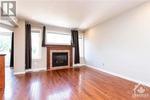 626 Braecreek Avenue, Ottawa, ON - Indoor Photo Showing Living Room With Fireplace