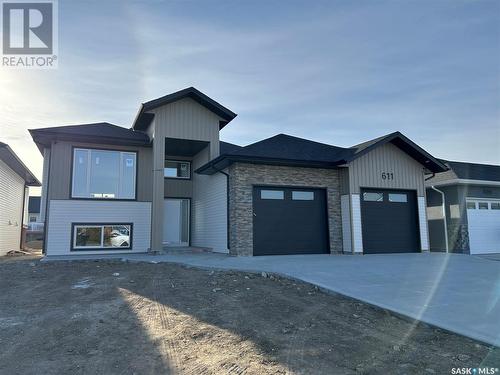 611 Pebble Beach Boulevard, Warman, SK - Outdoor With Facade