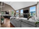 8774 Badger Drive, Kamloops, BC  - Indoor Photo Showing Living Room With Fireplace 