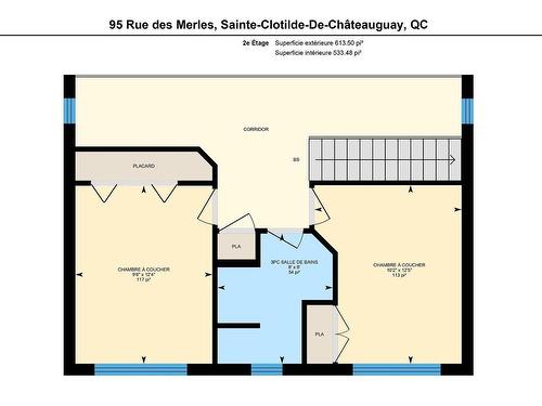 Plan (croquis) - 95 Rue Des Merles, Sainte-Clotilde, QC - Other