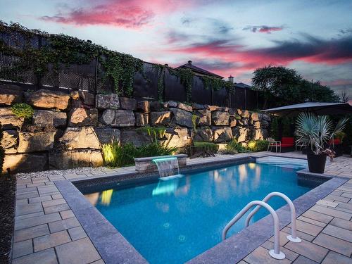 Backyard - 1137 Rue Pierre-Mercure, Boucherville, QC - Outdoor With In Ground Pool With Backyard