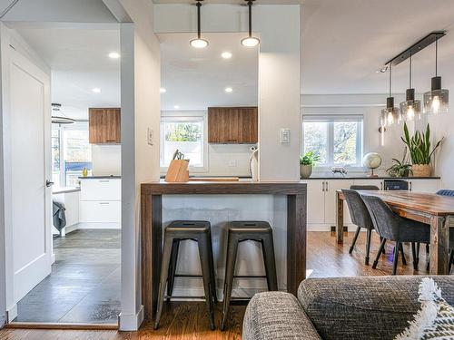 Overall view - 276 Rue Des Landes, Saint-Lambert, QC - Indoor Photo Showing Dining Room With Fireplace